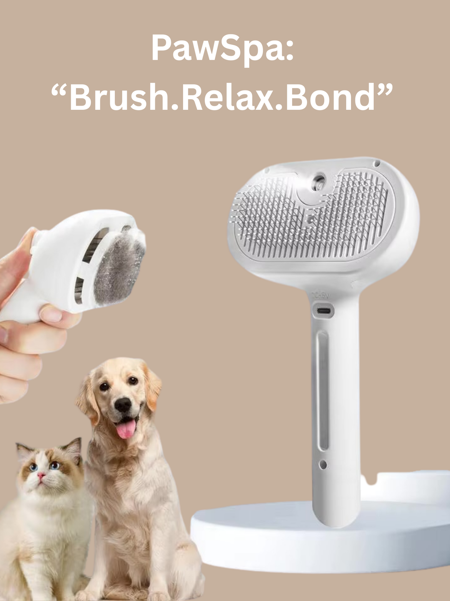 PawSpa: "Brush. Relax. Bond"